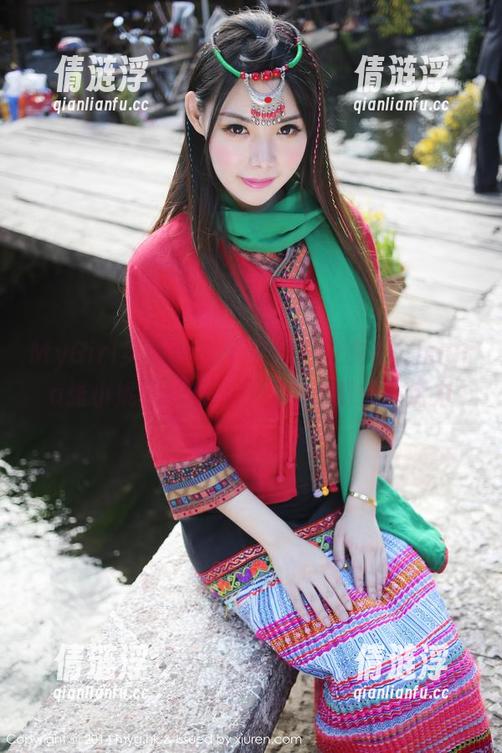 MyGirl美媛馆 - 不需要光的洗礼，Laura张小妮的睡衣在原图中也能焕发活力
