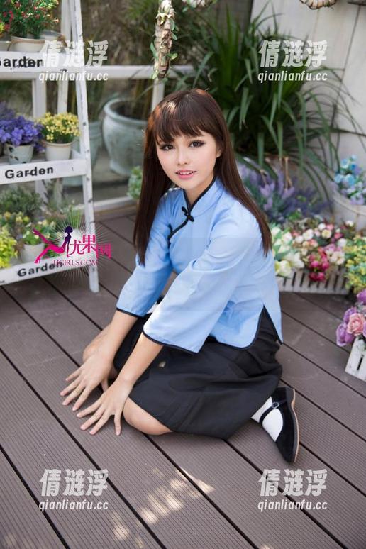 UGirls尤果网-芝芝Booty UGirls尤果网 - 白衬衫写真闪亮登场,芝芝Booty又在给我们上课